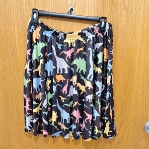 Lightweight dinosaur circle skirt